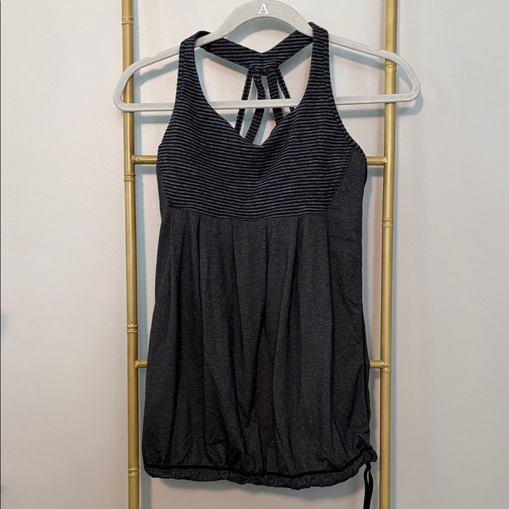 lululemon athletica Black Strappy Racerback Tank